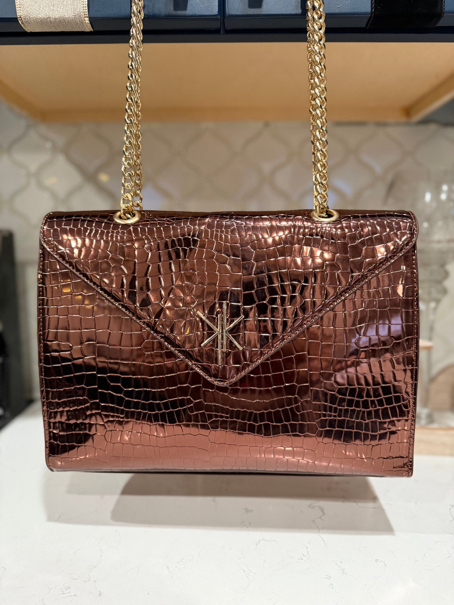 Flap Bag: Copper